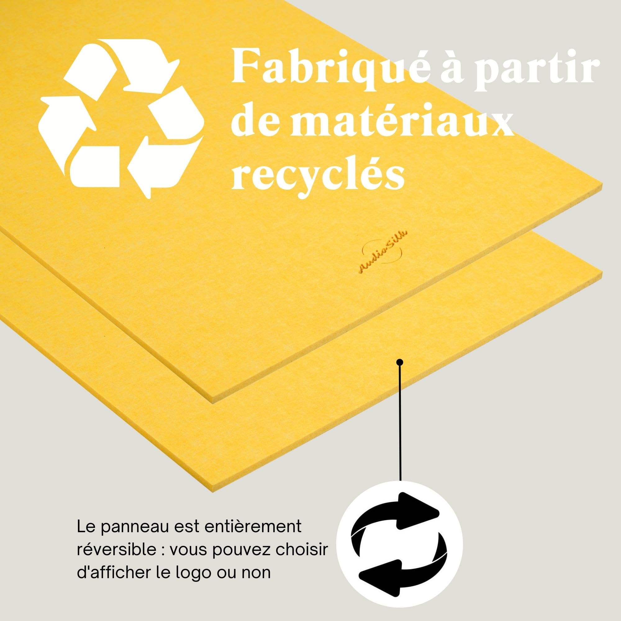 Panneau Acoustique, Large, 116 x 58cm, Naturel