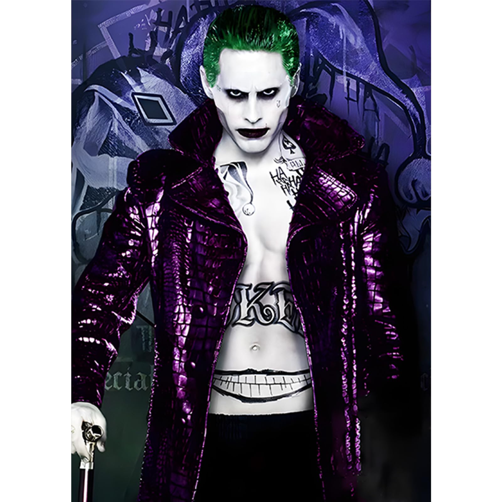 CEOVR Clown Diamond Painting Art Kits Adults,DIY Diamond Art Painting Kits,Full Diamond Art Kits Adults,Trendy Man Diamond Painting Craft,Gift for Friends,12x16 Inch