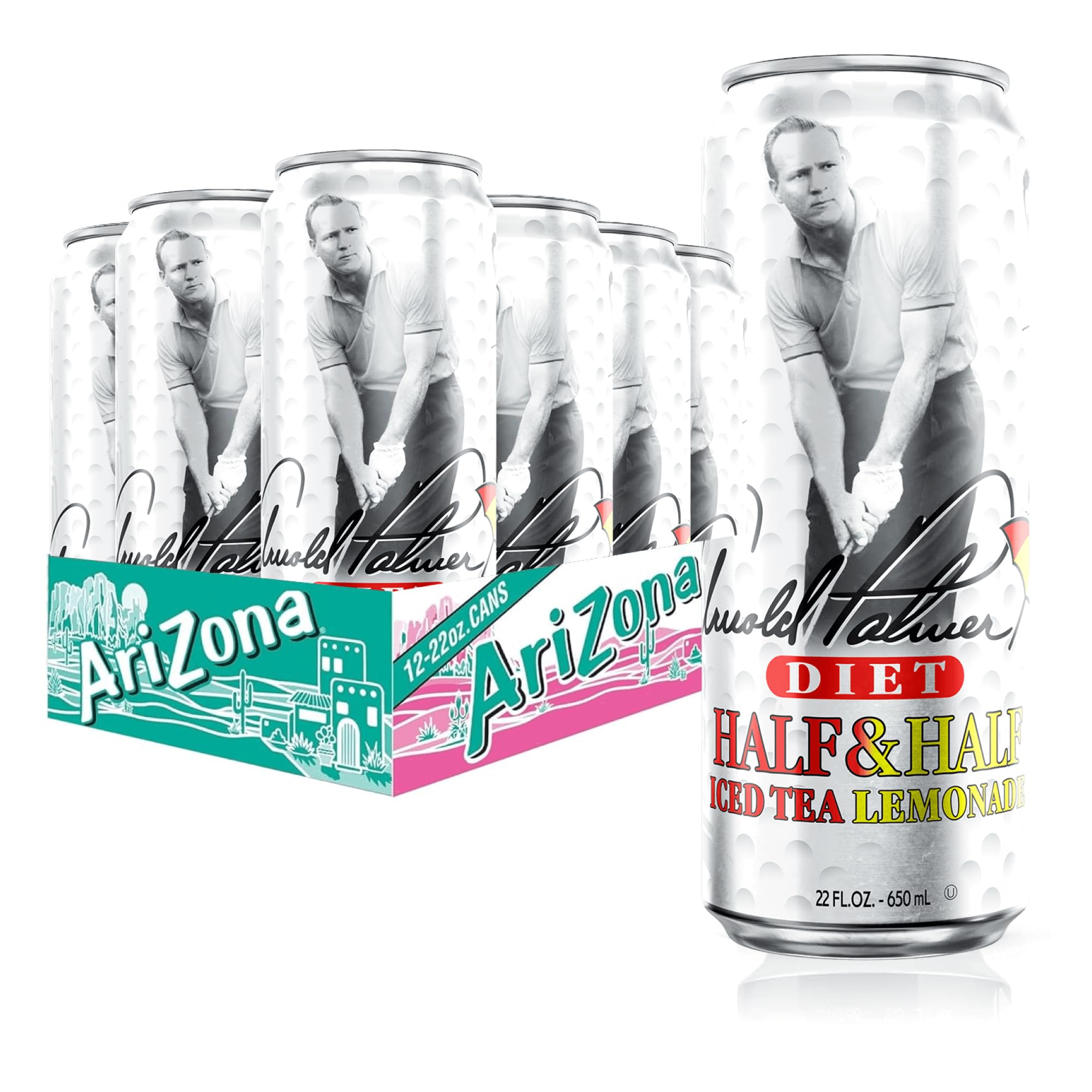 山中柔太朗 I CAN DRINK！ Amazon.com : AriZona Diet Arnold Palmer - Half and Half, Big Can