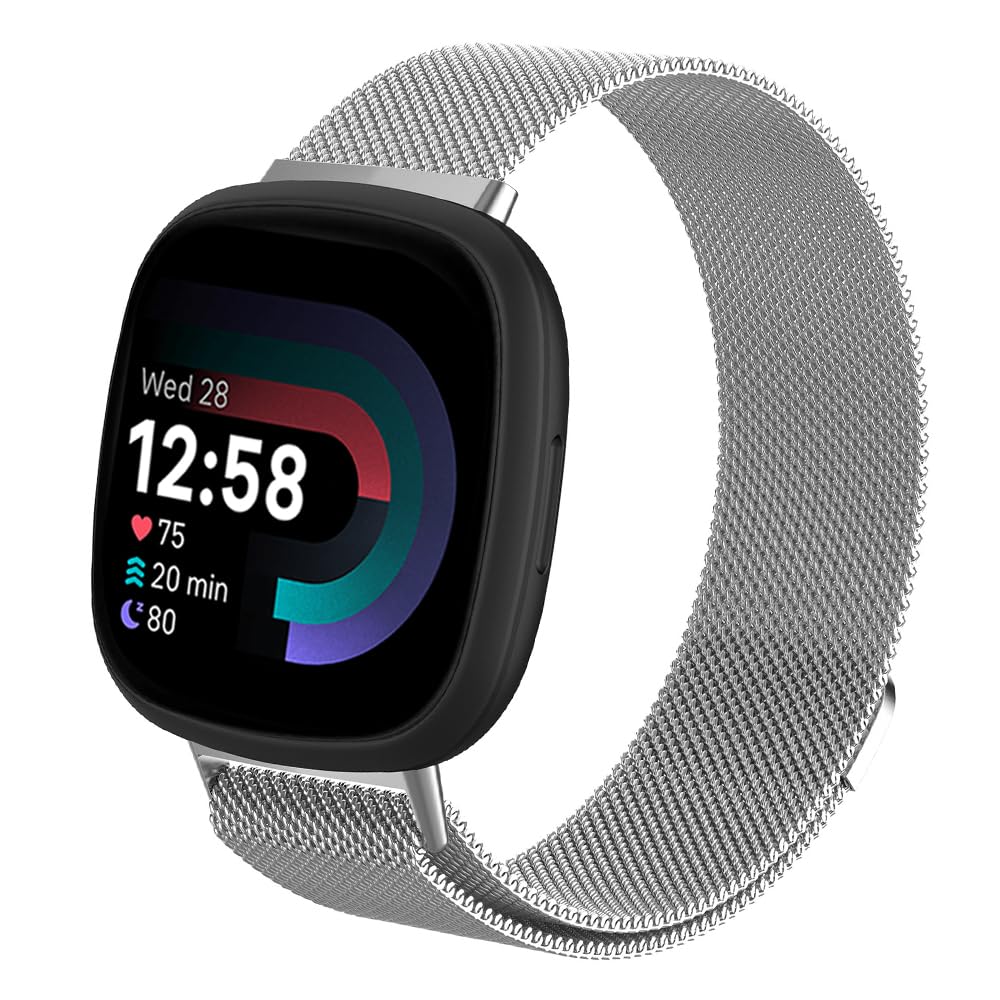 Moydolo Compatible with Fitbit Versa 3 Versa 4 Bands Women Men