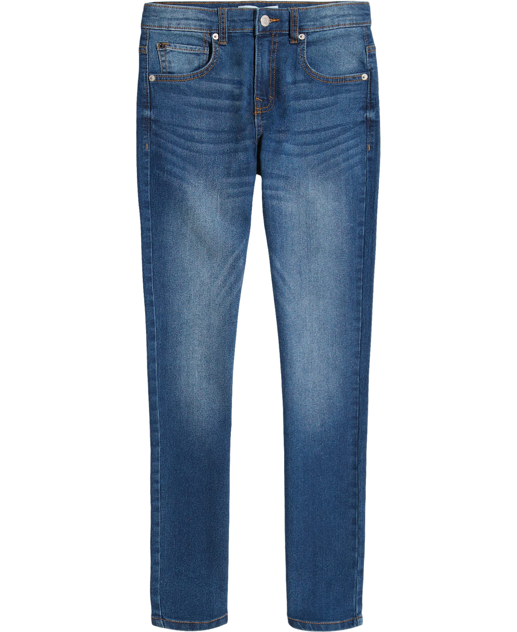 Calvin Klein Boys Skinny Fit Stretch Denim Jeans, 5-Pocket Style, Zipper Fly & Button Closure