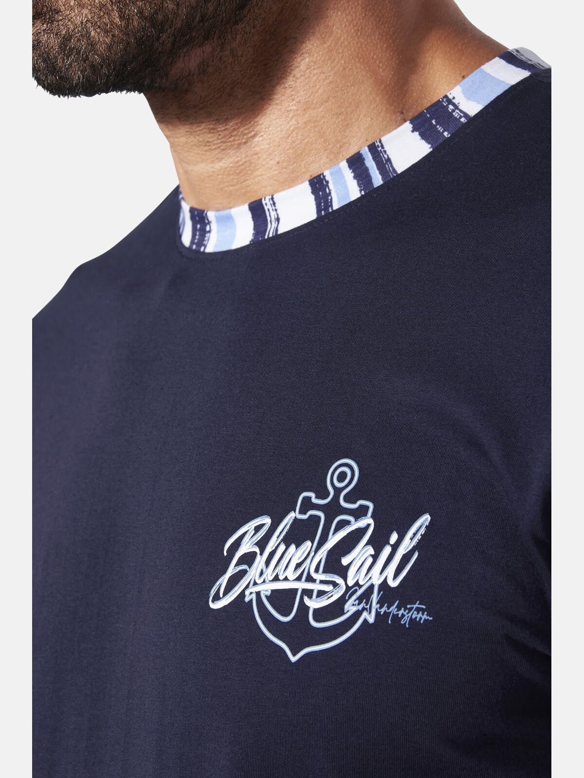 Jan Vanderstorm Homme Chemise De Nuit Ruwin