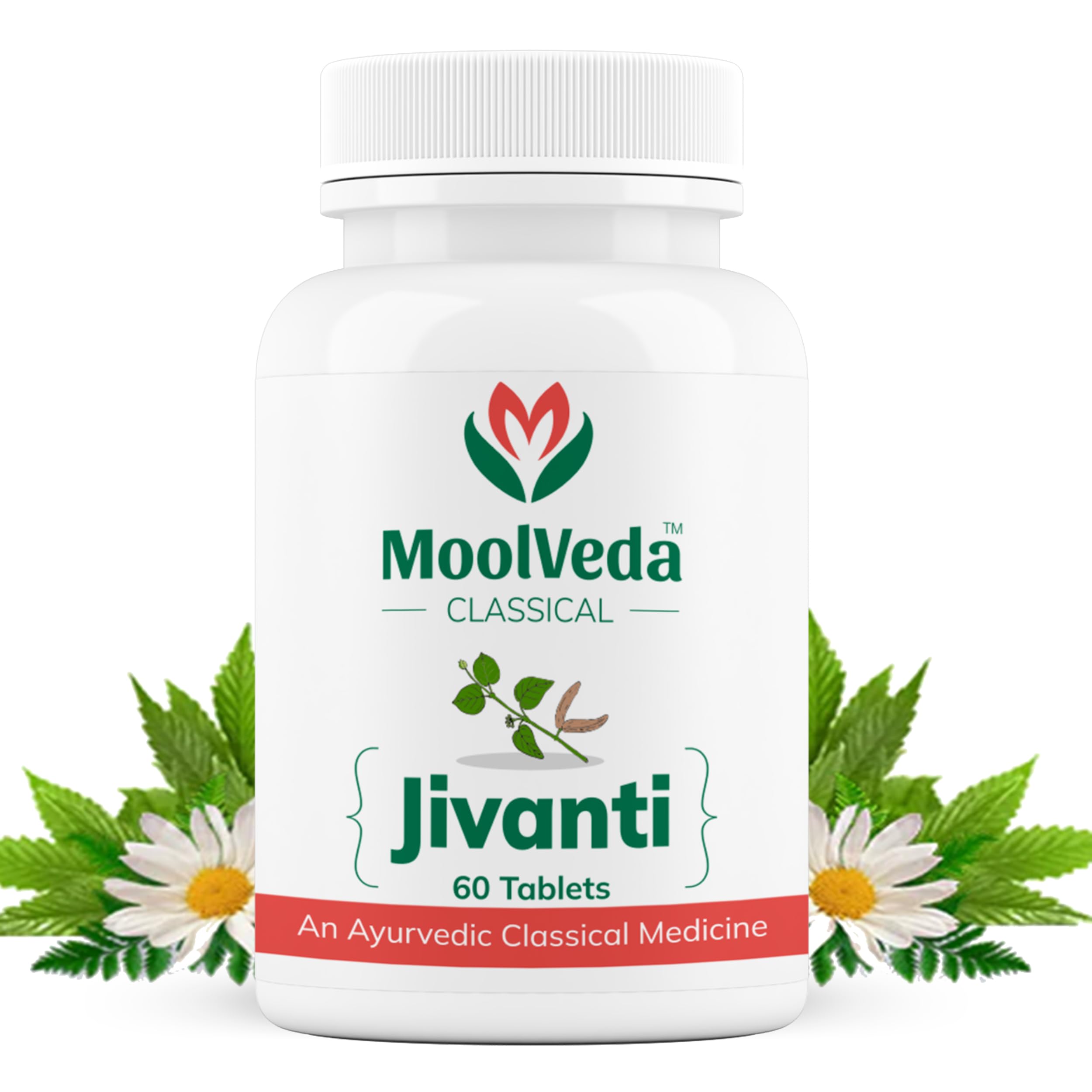 Moolveda Jivanti Tablets | Uses For Eye Care and Vision Support | Natural Vision Protection | 60 Veg Tablets