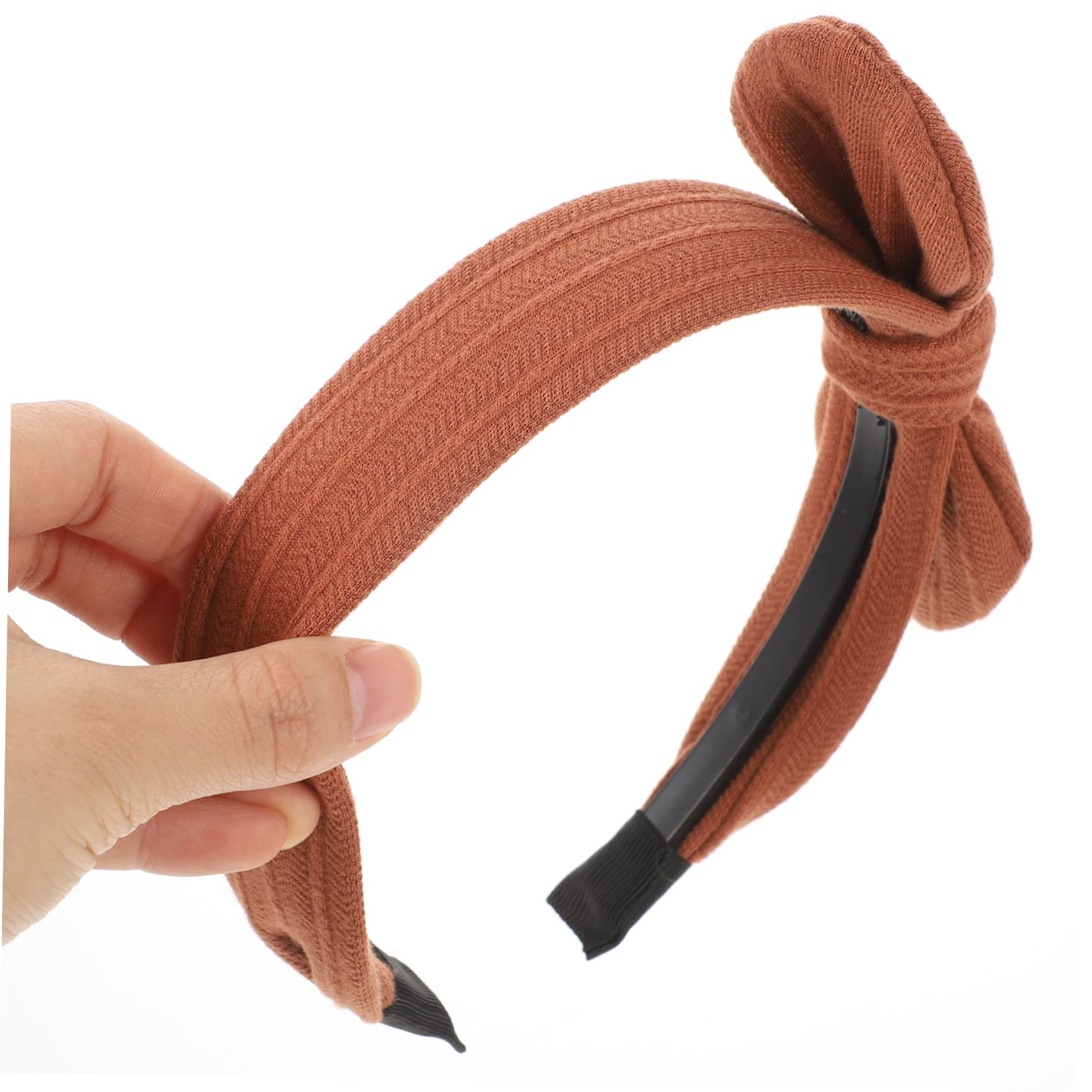 MAGICLULU 6 Pezzi archetto ad barrette forcine accessori alla moda fasce annodate per le donne cerchietti bambina da donna fasce nere per le donne dentato per