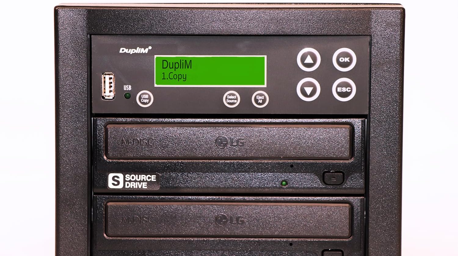 DupliM 1:1 USB DVD CD Duplicator Copy Tower Cloner Burner