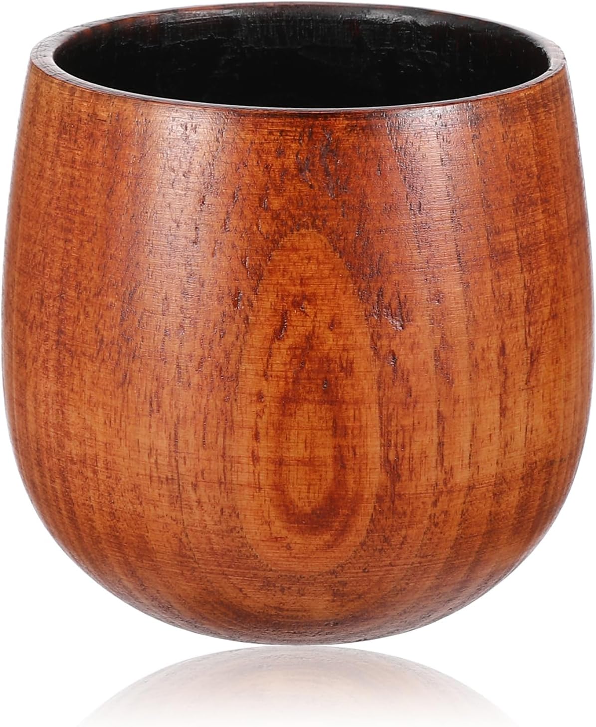 Charred Wooden Whiskey Glass, Old Fashioned Glass for Men Handcrafted Wooden Old Fashioned Glasses 10oz Bourbon Unique Whiskey Gifts for Men Dad Husband Brother Christmas - Image 8