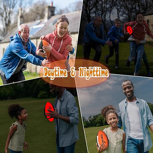 Miniatura 6 de Balón de fútbol con luz para niños, brilla en la oscuridad, con luces LED preinstaladas, pilas incluidas