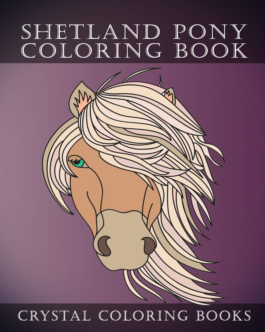 Shetland Pony Coloring Book: Simple Hand Drawn Line Drawings. Each Page Has A Different Design.: 41 (Animal)