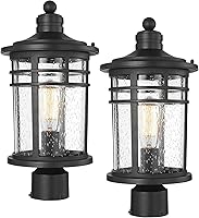 Vista 15 de Darkaway Luces de Poste para Exteriores Postes de Lámpara Iluminación para Exteriores, Luces de Poste de Aluminio Impermeables Accesorios