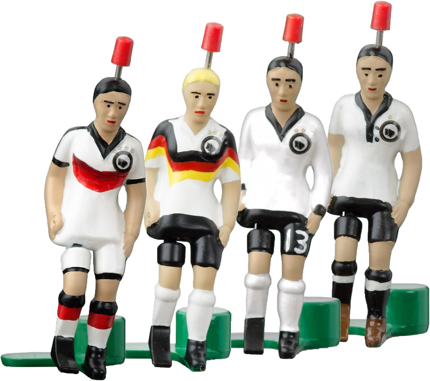 TIPP-KICK WM Classics 4-star edition player set with 4X top kickers I Fun with the football figures Game I Accessories