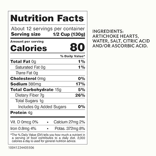 Miniatura 2 de Roland Foods Corazones de alcachofa extra pequeños, 60-70 unidades, lata de 5 libras y 8 onzas (5.5 lbs)