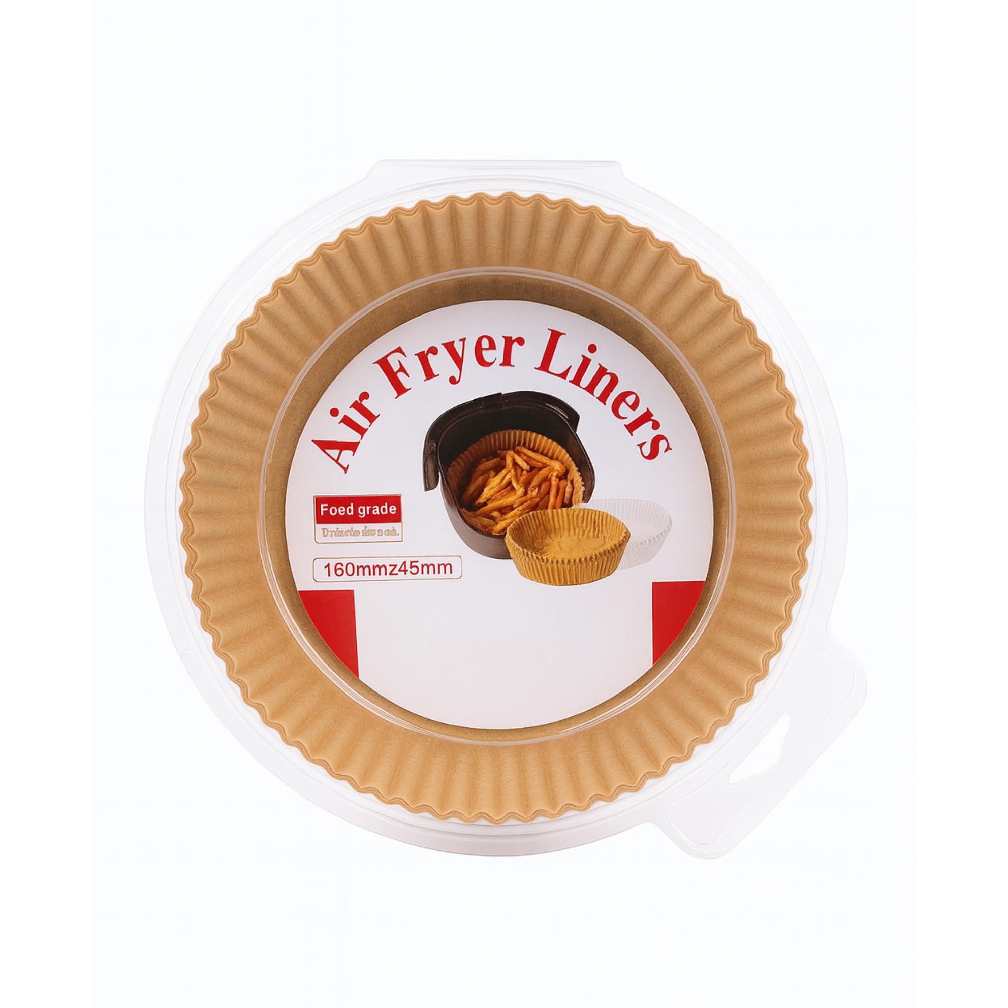Air Fryer Paper Liners - 25 Count, Non-Stick -1