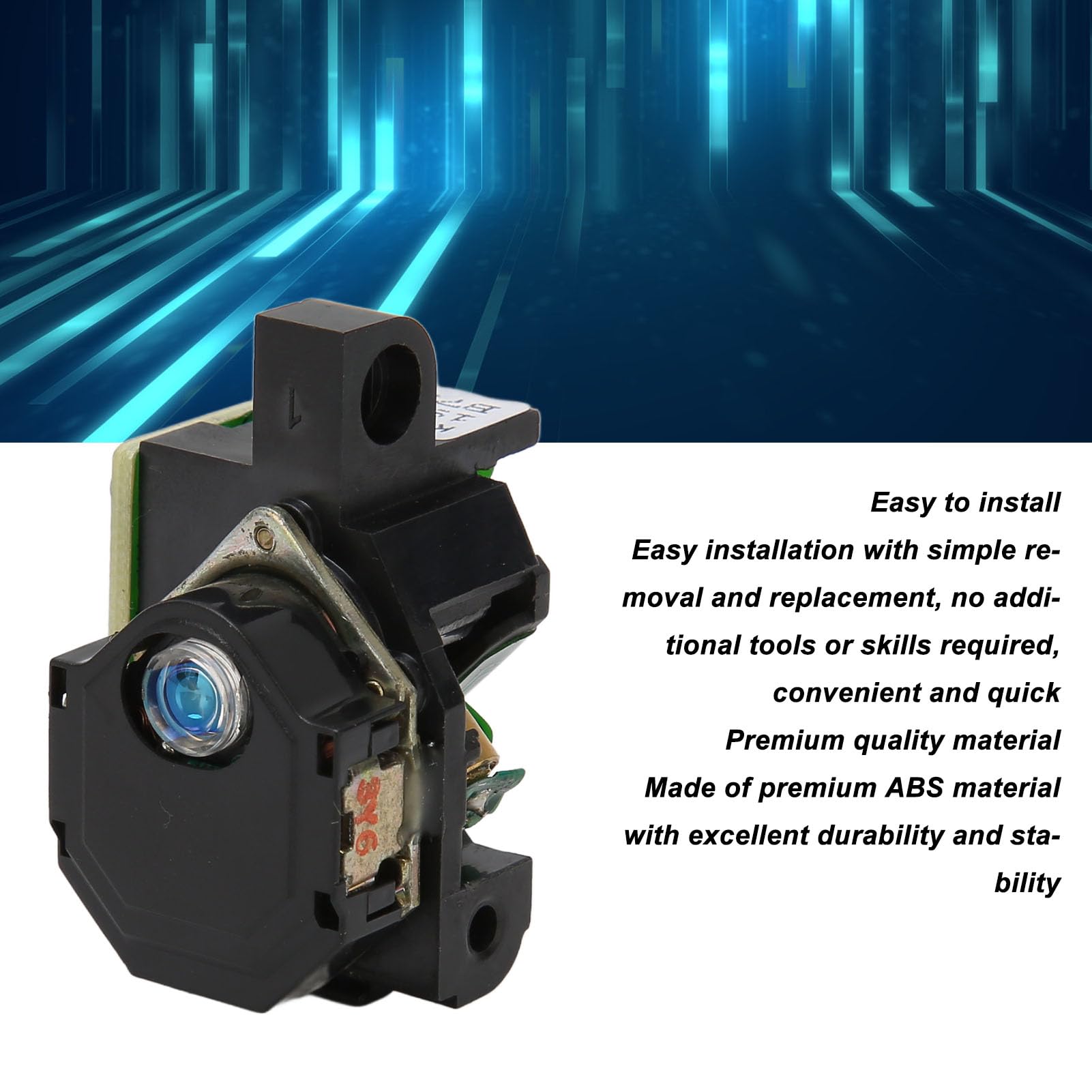 KSS 152A Cd-Laserlinse für Memorex Cd 1600 für PCM56P 1600, Optische Pick-up-Laserlinse, Ersatzlinse KSS152A Optischer Pickup, CD--Linsenkopf-Reparaturteile