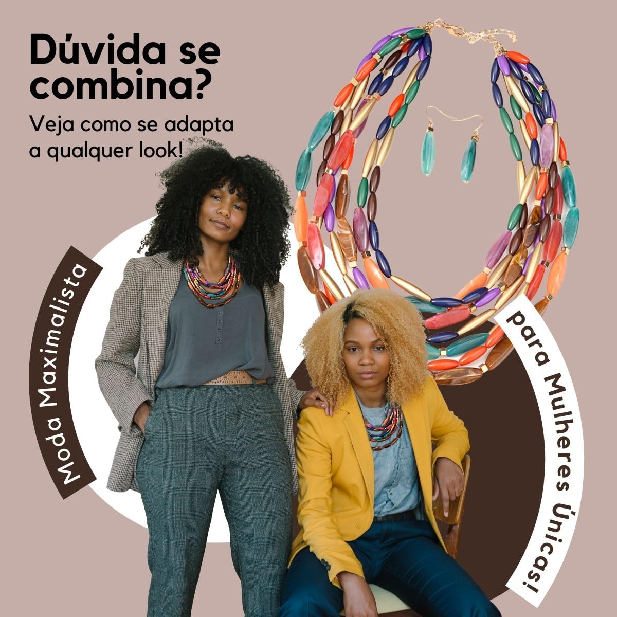 Genérico – Conjunto de Brinco e Colar Multicamadas de Pastilhas Coloridas – Viva em promoção! Veja a oferta e mais achadinhos de Bijuterias 3 Hoje é o melhor dia para comprar Genérico – Conjunto de Brinco e Colar Multicamadas de Pastilhas Coloridas – Viva com aquele preço maroto! Promoção! Aproveite a oferta! 3