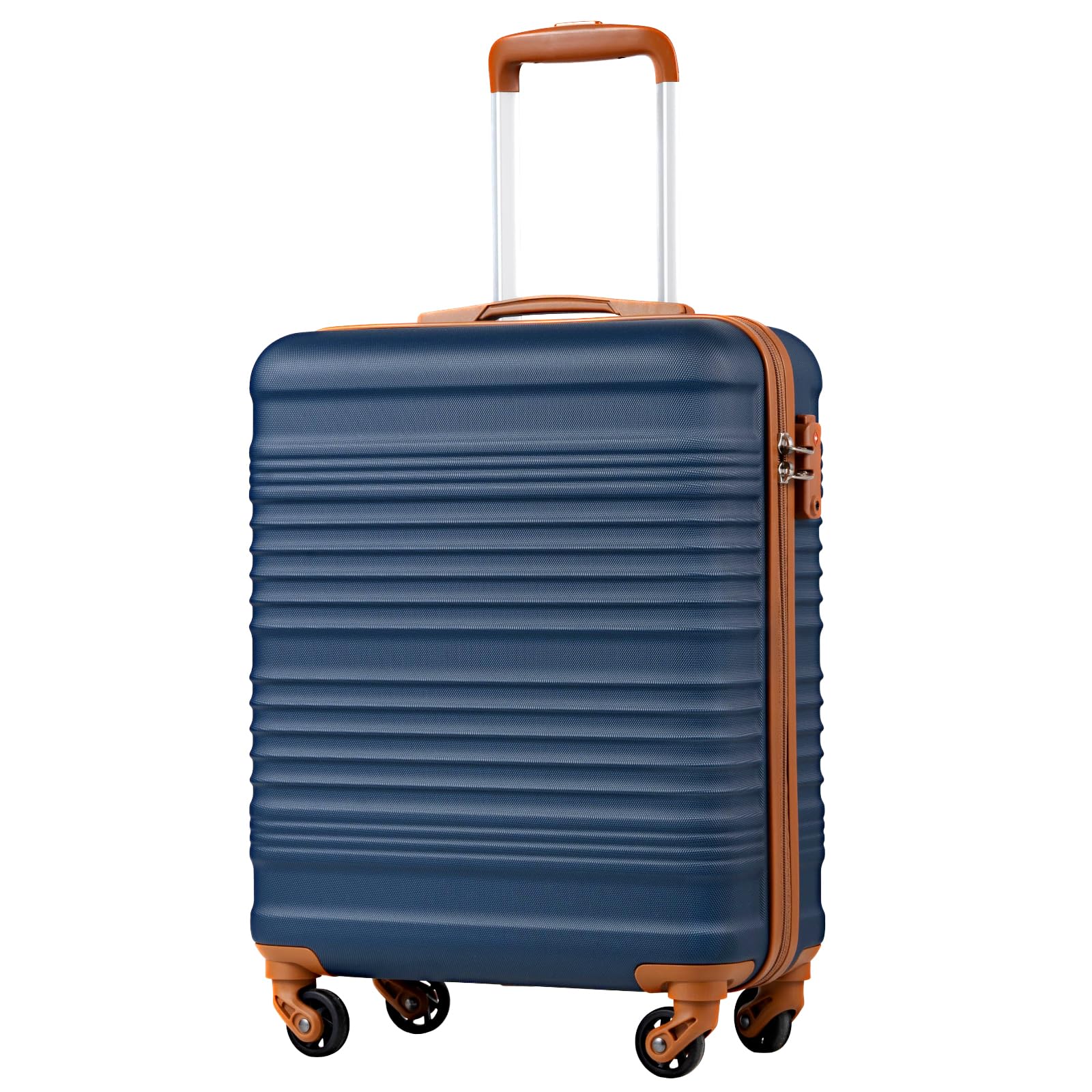 COOLIFE Valise Cabine 55x40x20cm Ryanair Bagage à Main Rigide Serrure TSA