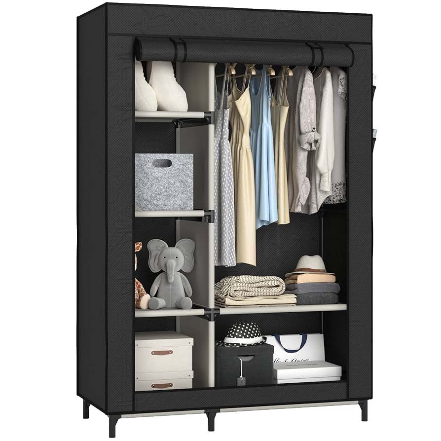 old clothes 専用 Amazon.com: ZXLPHA Wardrobe Portable Canvas Wardrobes with