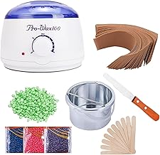 ARUHIU Wax Pro r Removal Wax Beans(100g) and Wax Knife with Waxing Strips for Hard,Strip and Paraffing Hair Removal Waxing Kit Women-Color May Very Wax Heater For Women (Waxing Combo)