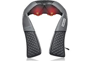 Medcursor Neck Massager with Heat - Portable Pain Reliever for Improved Blood Circulation