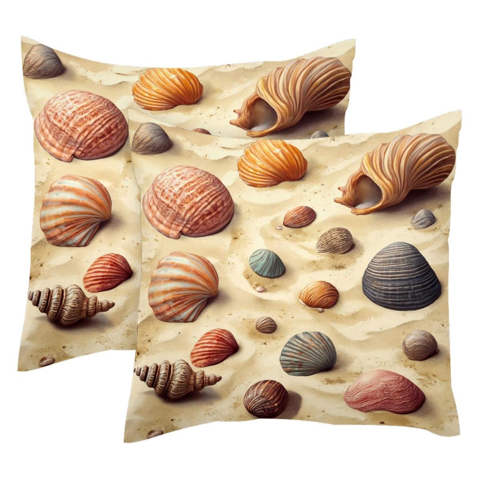 Fundas de almohada decorativas de playa para un salón moderno y relajante