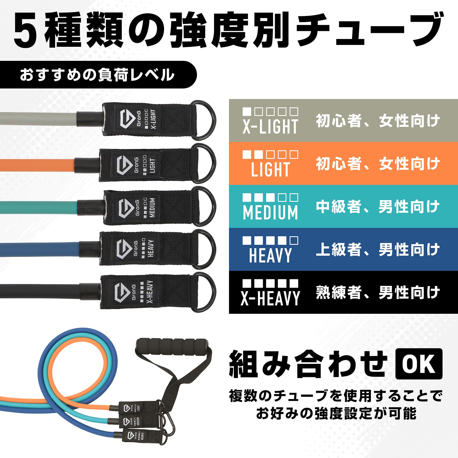 Amazon.co.jp: グロング GronGトレーニングチューブ チューブ 