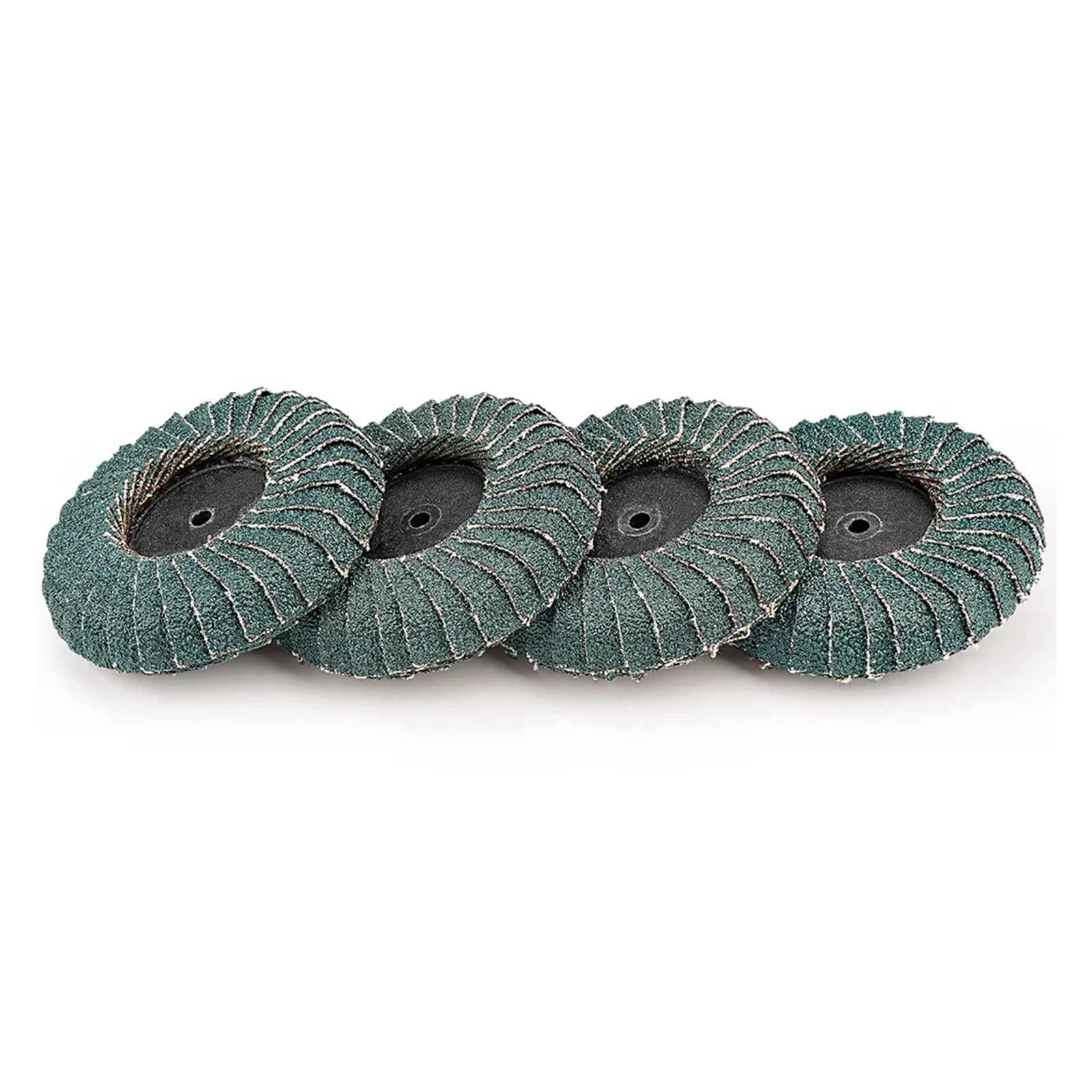 5 Pezzi 50 mm zircone Filetto abrasivo lamellare Disco lamellare lucidatura Mola abrasiva a Cambio rapido for lucidatura sbavatura Superficiale(P60_50MM)