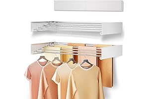 Fold Out Drying Rack Wall Mounted - Space-Saving Foldable Laundry Solution