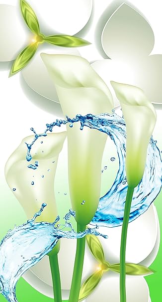 ASA Print Solution Vinyl Self Adhesive 3D Printed Design Wallpaper for Home and Office Interior Decor(P11-0001)