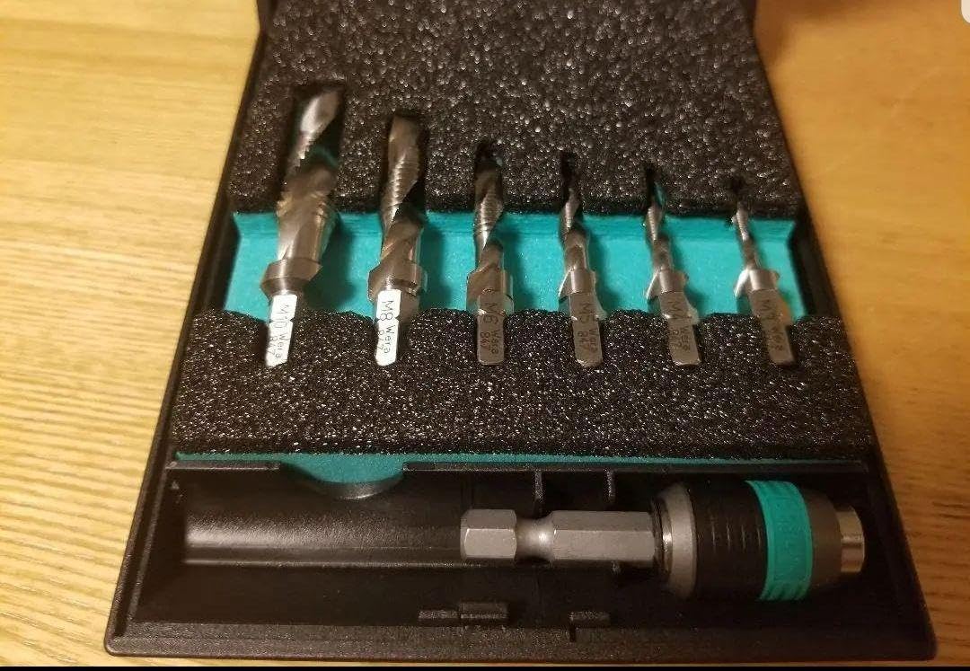 wera ドリルタップビットセット 、下穴とタップ1回で行います wera ドリルタップビットセット 、下穴とタップ1回で行います