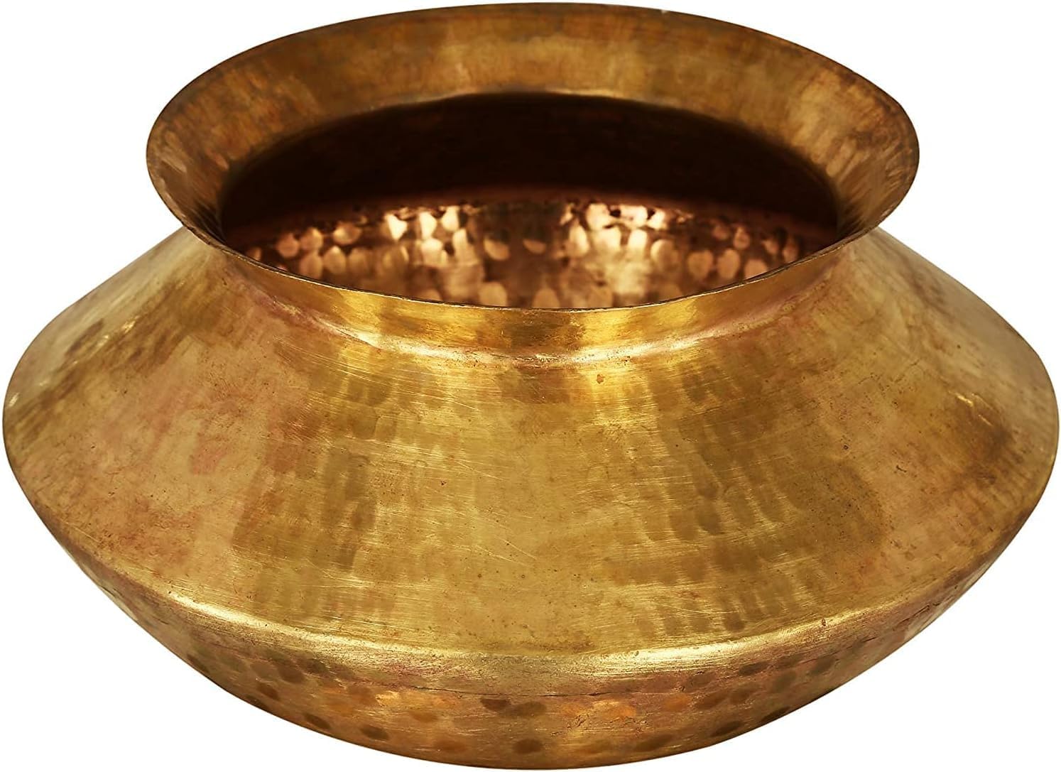 Pure and Elegant Brass Handmade PitalPot Biryani Handi