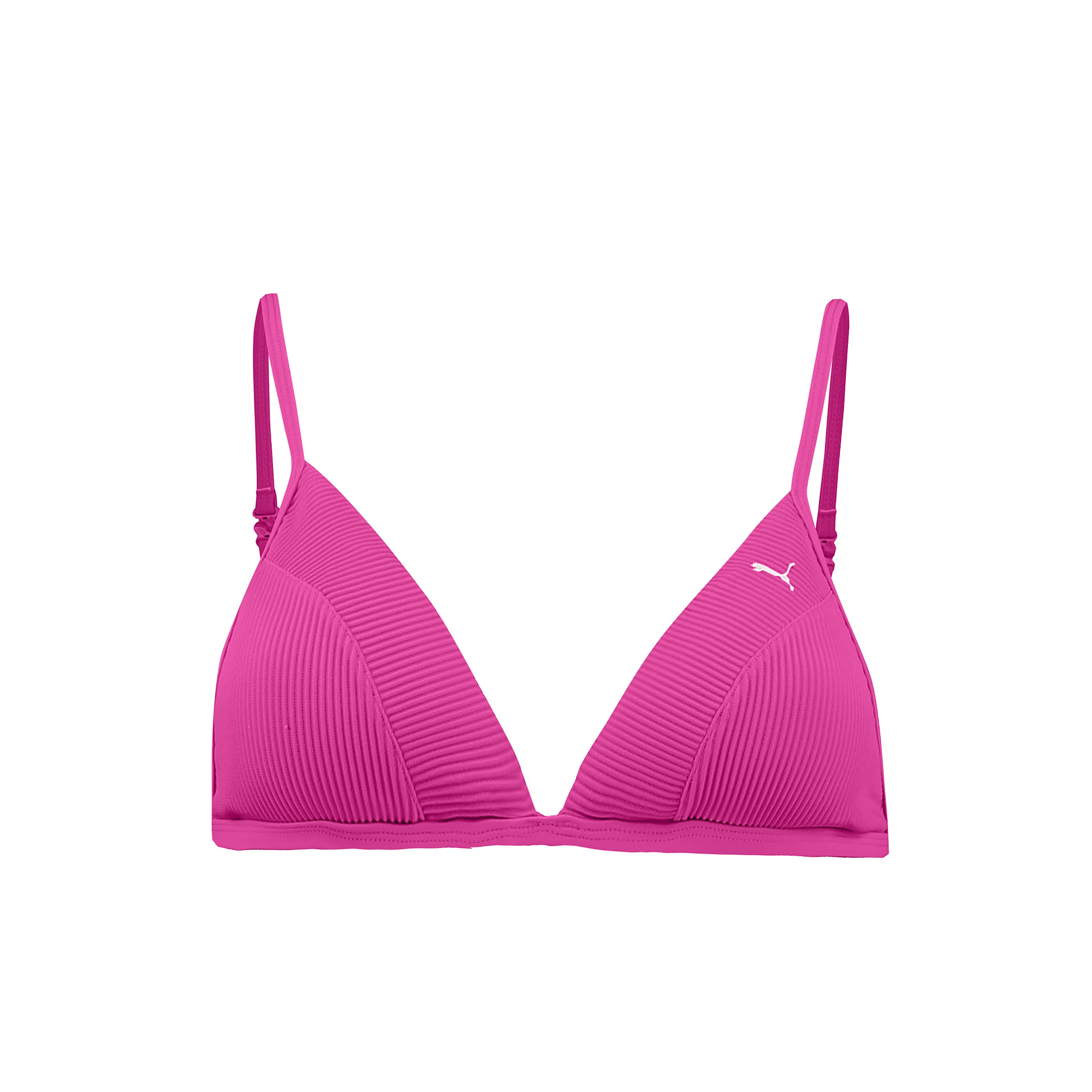 PUMA Women's Triangle T, Neon Pink, L