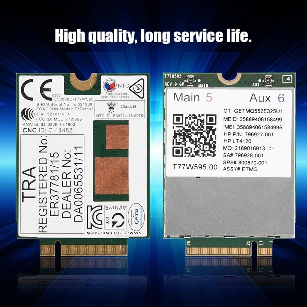 for LT4120 for X5 LTE T77W595 796928-001 4G WWAN M.2 Modem Module 150Mbps Network Card