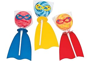 Fun Express Superhero Swirl Pop Suckers