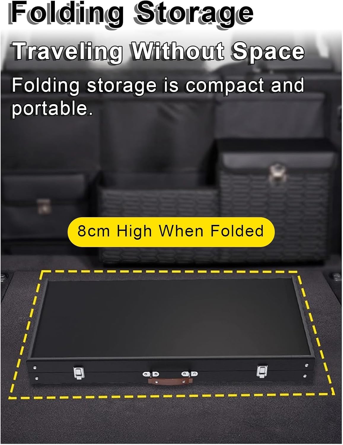 Travel Foldable Portable Mahjong Table with Accessory Outdoor Game & Card Desk for Campsites House Party Picnic