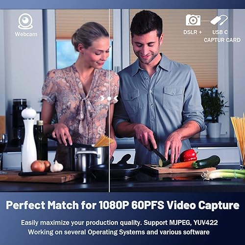 Miniatura 4 de GUERMOK Tarjeta de captura de video, USB 3.0 HDMI a USB-C dispositivo de captura, transmisión y grabación a 2K 30FPS 1080P 60FPS, compatible con