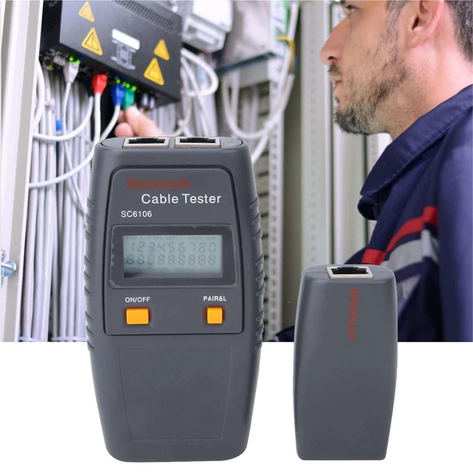 Traqueur de Câble, Testeur de câbles LCD, détecteur ligne, testeur réseau LAN, lignes électriques avec écran