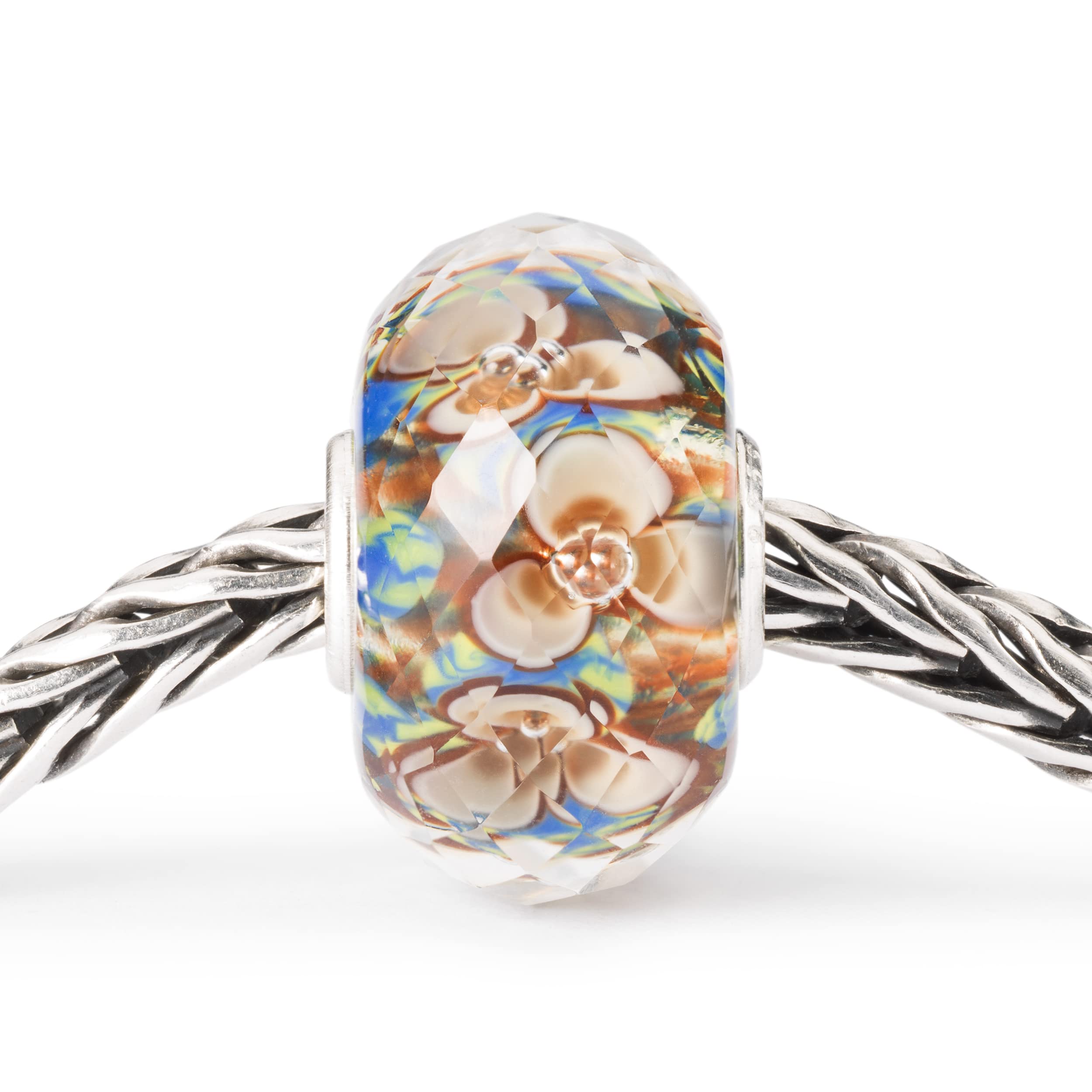 Trollbeads Fiori selvatici, misura unica, Vetro, Nessuna pietra preziosa
