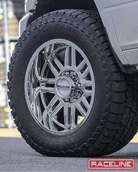 Raceline Wheels 948C SPLIT Wheel Chrome 16X85X127 Bolt Pattern 0mm Offset/(4.5B/S) Split Spoke Aluminum Passenger Car Wheels, Full Size Replacement Chrome Car Rims