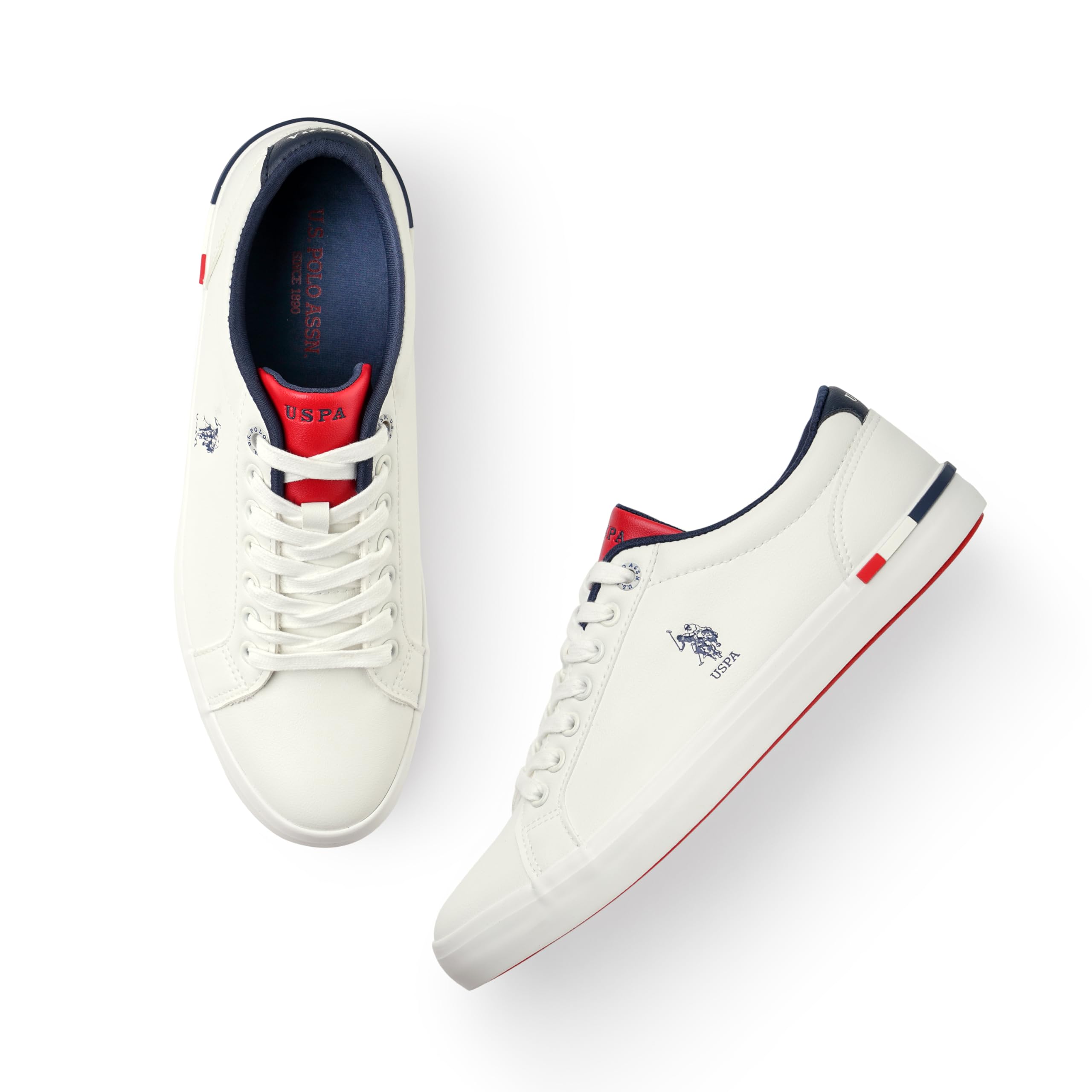 U.S. POLO ASSN. Mens Anton 2.0 Off White Sneaker - 11 UK (2FD23417A01) (B0CHDKPBL9) Amazon Price History, Amazon Price Tracker