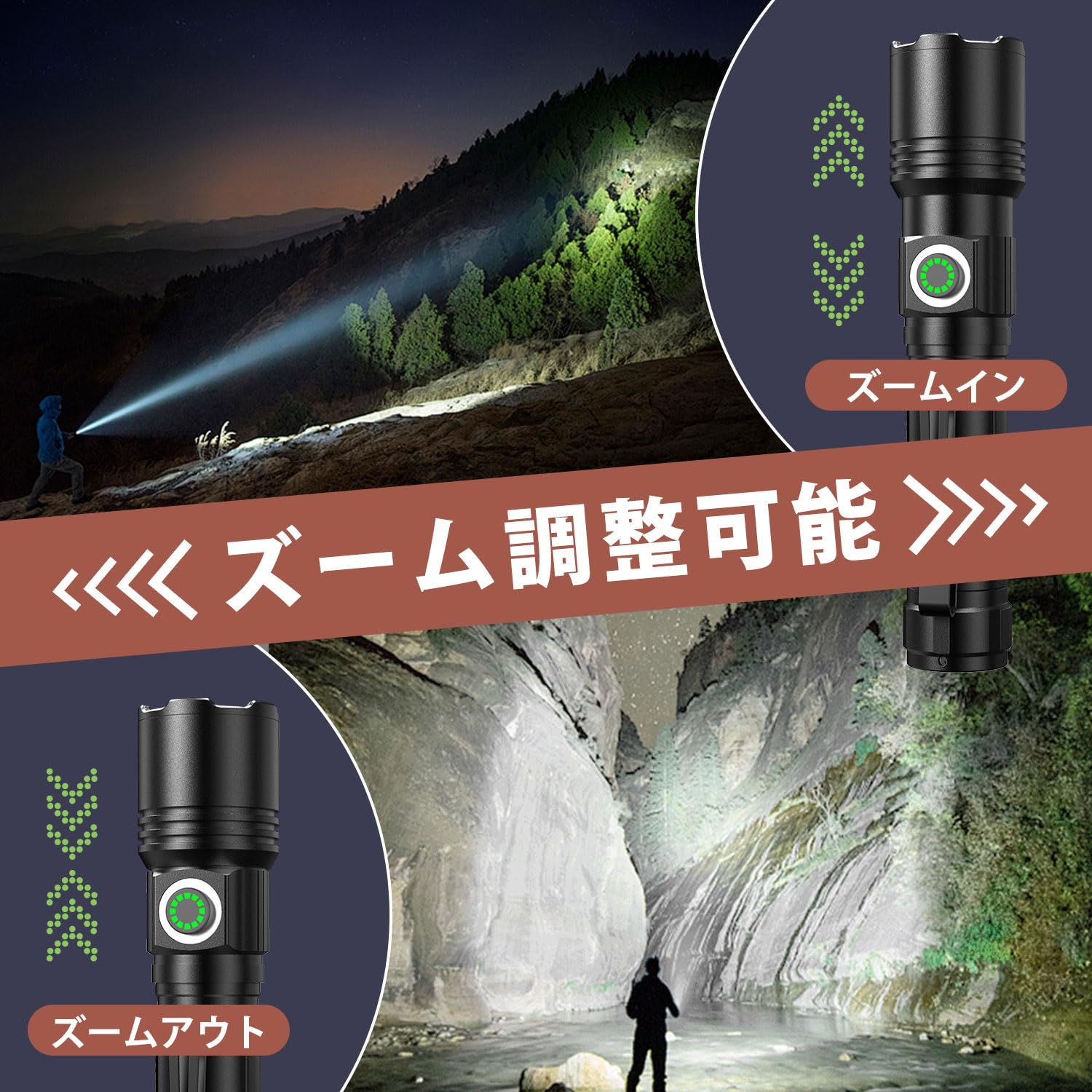 Amazon.co.jp: 懐中電灯 強力 【2026 最新の進化・超高輝度 小型 LED