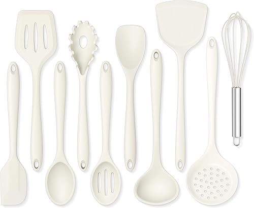 Miniatura 19 de Onader Juego de utensilios de cocina de 10 piezas, utensilios de cocina de silicona no tóxicos, resistentes al calor y aptos para utensilios de 2