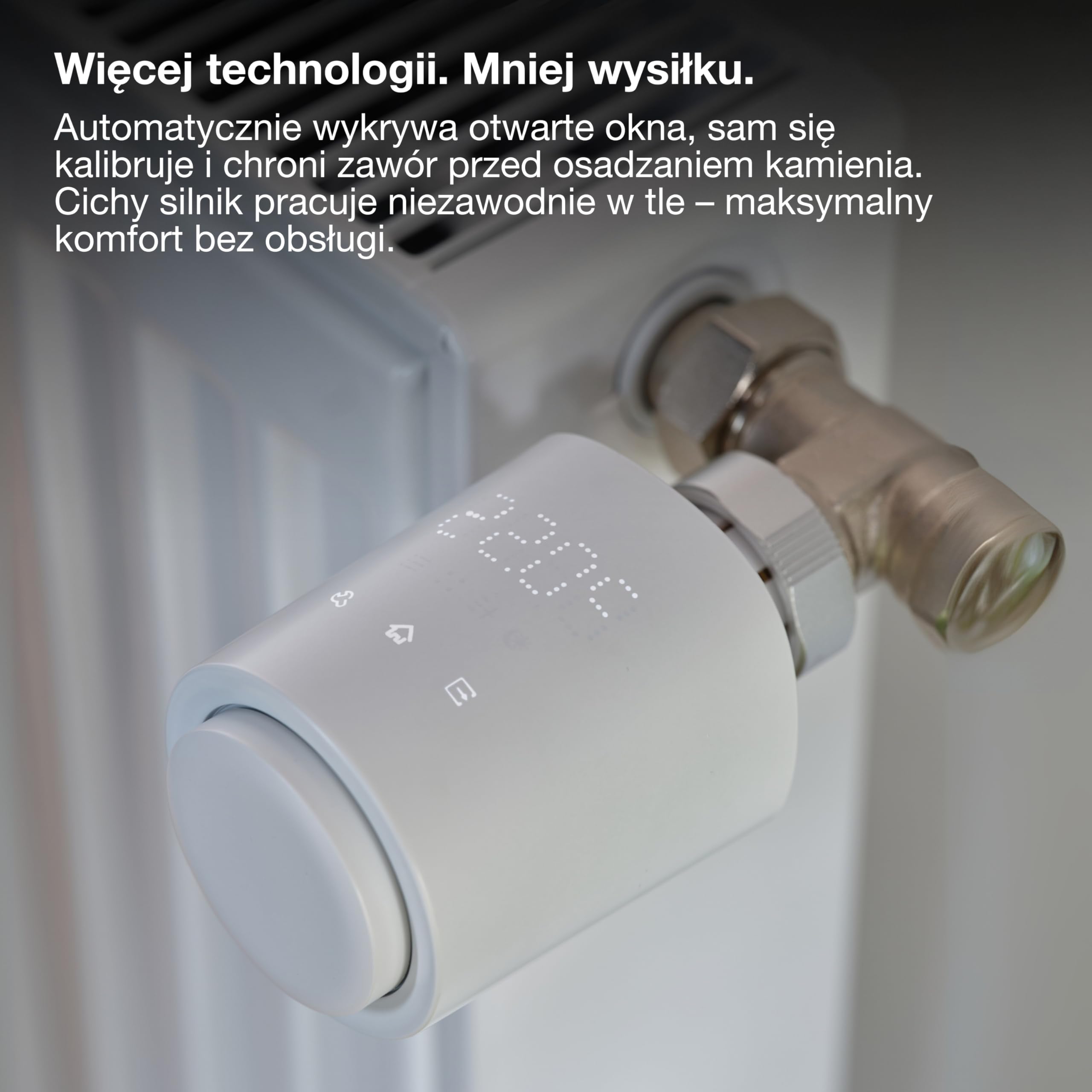 OSRAM Smart+ WIFI termostat grzejnikowy, IP20, tworzywo sztuczne, biały, 3 sztuki w opakowaniu