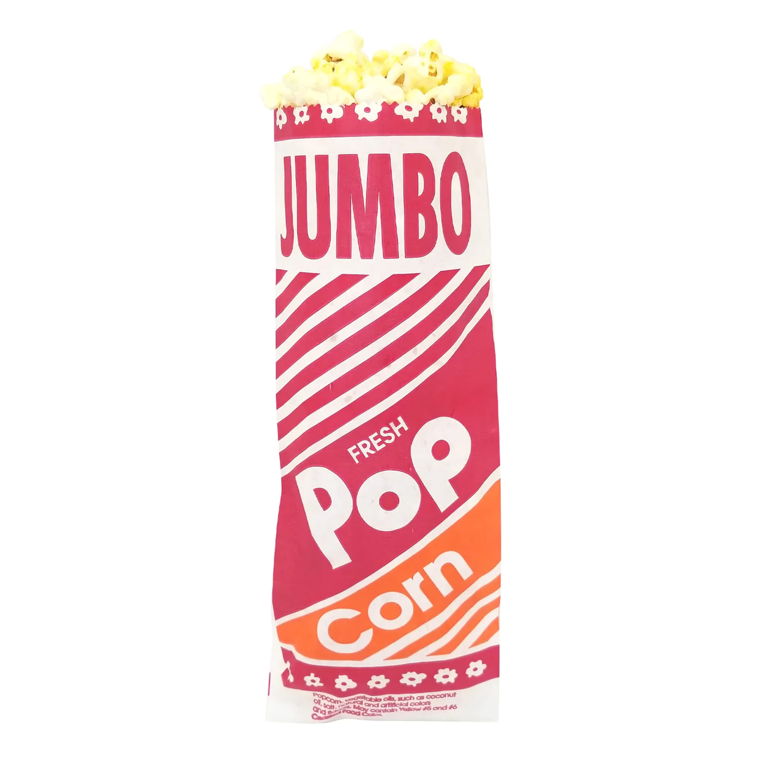 Popcorn Supply Bags by Popcorn Supply Company – 1 Ounce (Pack of 2000), Orange,Red, Pack of 2000