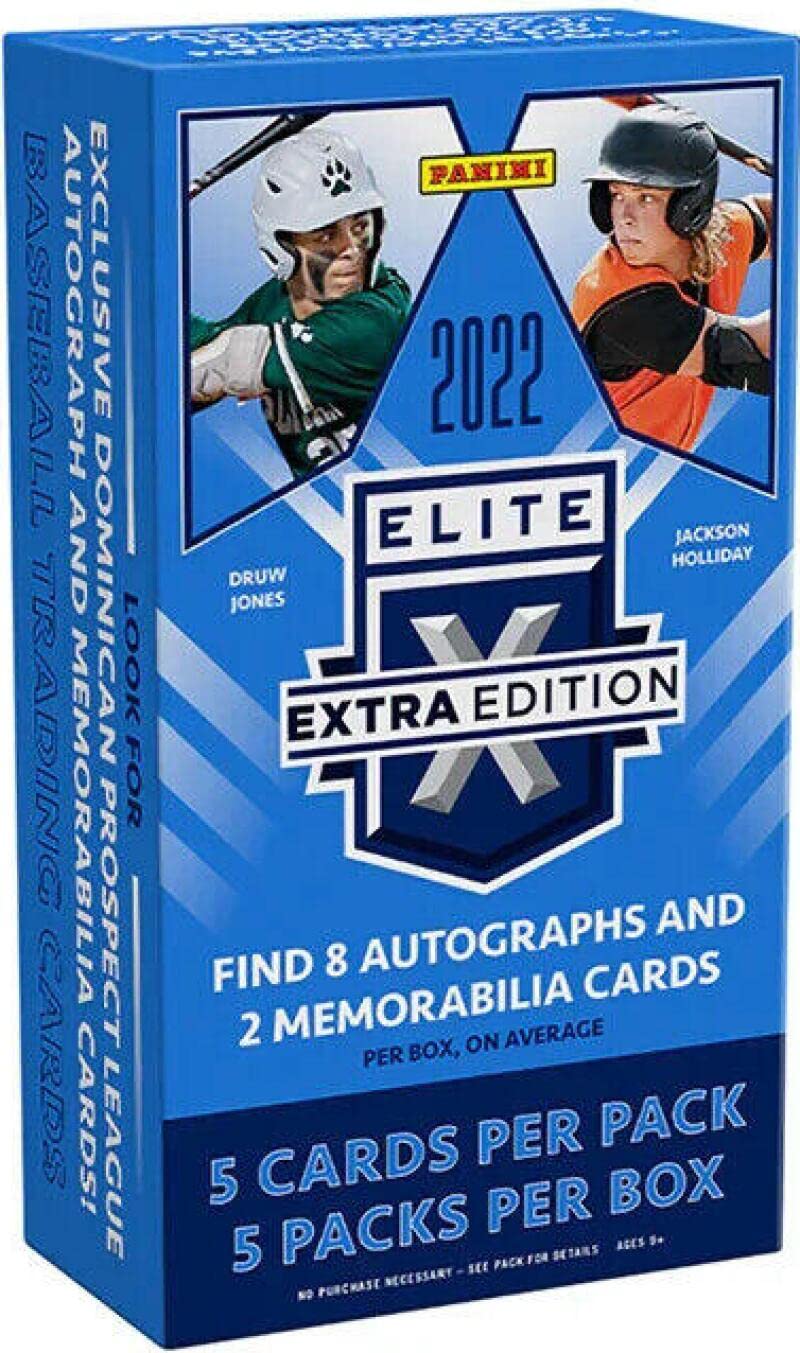 2022 Panini Elite Extra Edition Baseball Hobby Box (5 Packs/5 Cards: 8 Autos, 2 Mem)2/24