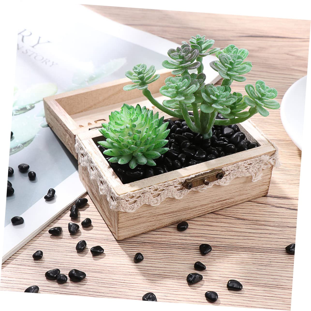 COLLBATH 1bolsa Arena Perla para Acuario Pulida Rocas De Rio para Pecera Decoracion Artificial Sustrato Acuario para