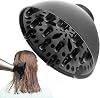 Diffuser Attachment For Hairdryer - Universal Hair Diffuser, HairDryer Diffusers Attachment For Curly And Wavy Hair, Enhances Natural Waves & Volume, Adjustable From 1.4 Inch To 2.6 Inch