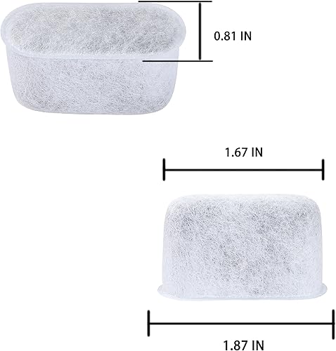 Miniatura 2 de Filtro de agua de carbón para Cuisinart SS-10, SS-15, SS-700, DCC-1200, DCC-3200, DCC-3000 (P1) reemplazo de filtro para cafeteras (paquete de 12).