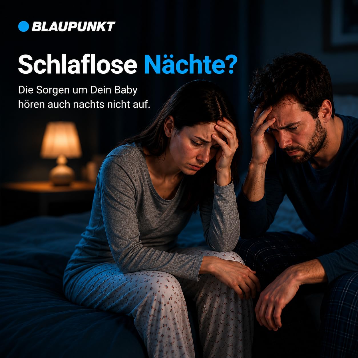 BLAUPUNKT BodyTag Baby Monitor mit Alarmfunktion für Puls & Fieberwarnung | Puls und Temperaturüberwachung | Baby Vitalmonitor mit App | Babyphone ohne Cloud und Kamera | kein WLAN