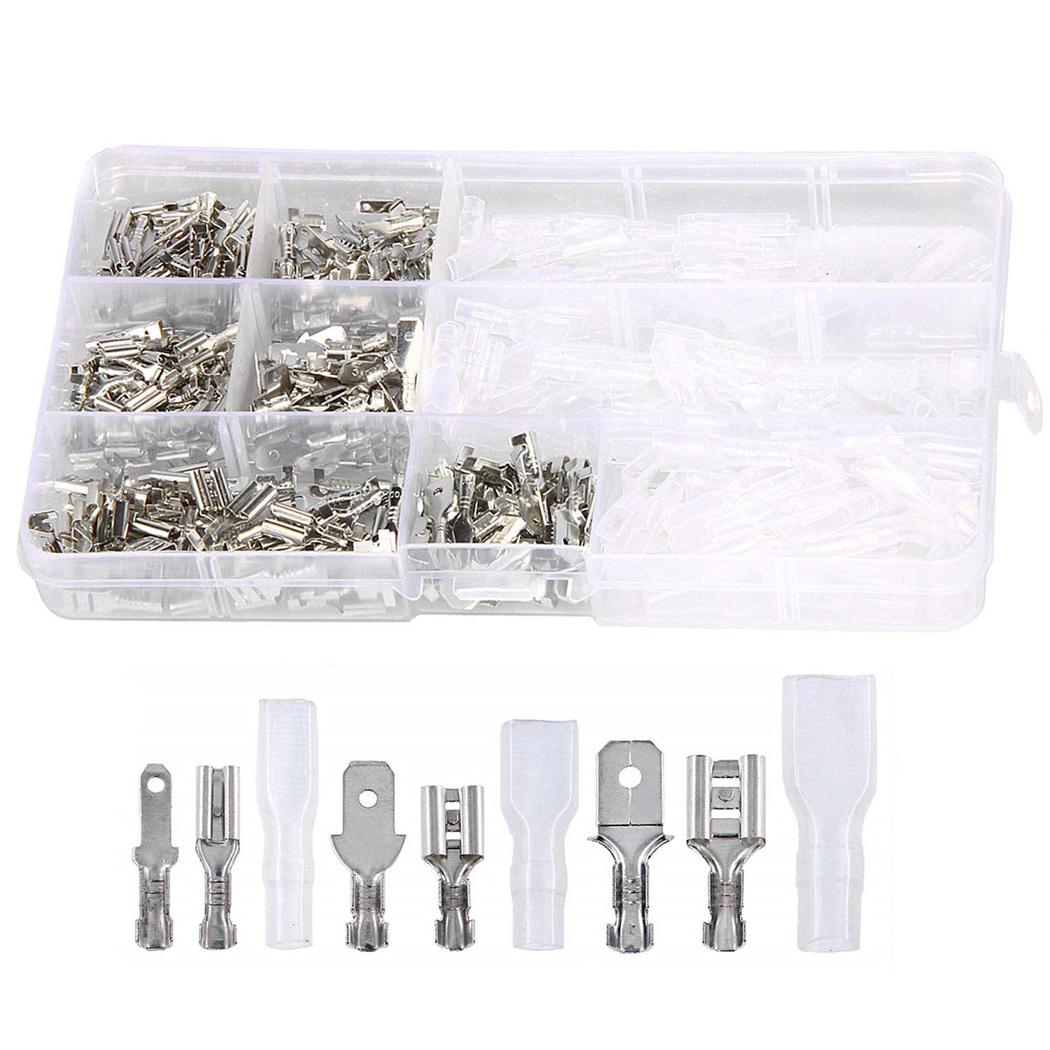 Buy Wire Crimp Connectors Spade Terminals Kuzavtye Electrical Wire