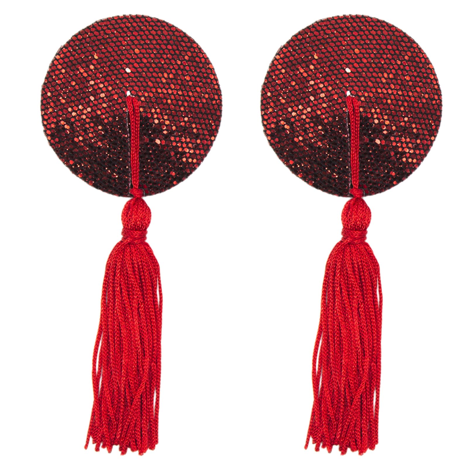 Uqezagpa Women's A Uqezagp Sequins Tassels Nipple Covers Reusable Dhesive Silicone Pasties Raves Breast Petals Sticky Bras Nipple