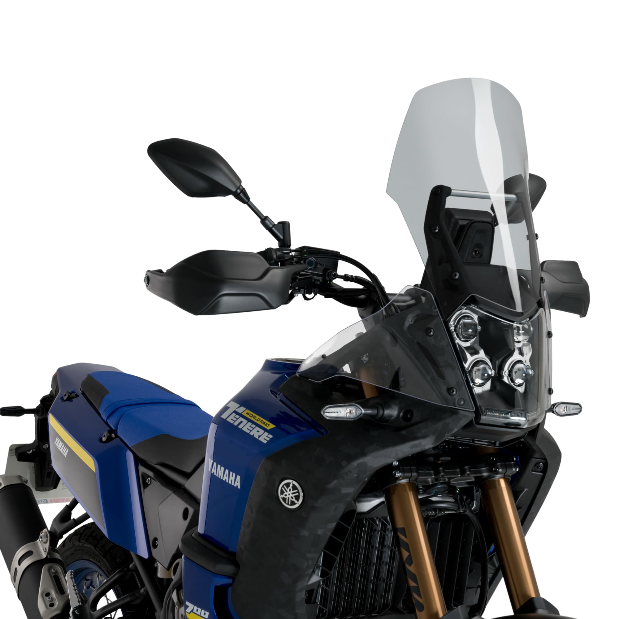 Cupolino Parabrezza Plexiglass JD9 TOURING Fume Chiaro Compatibile con YAMAHA TENERE 700 2019-2026